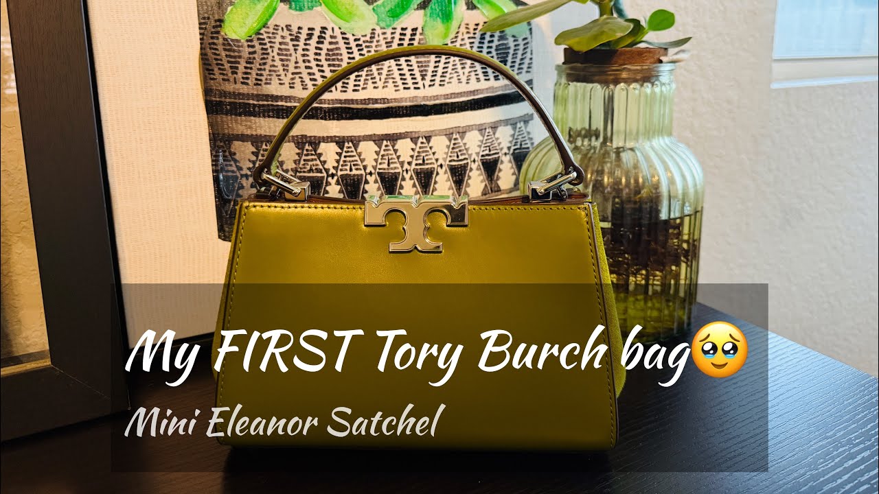 Сумка-портфель Tory Burch Mini Eleanor👛 Идеальная зеленая сумка?!😱