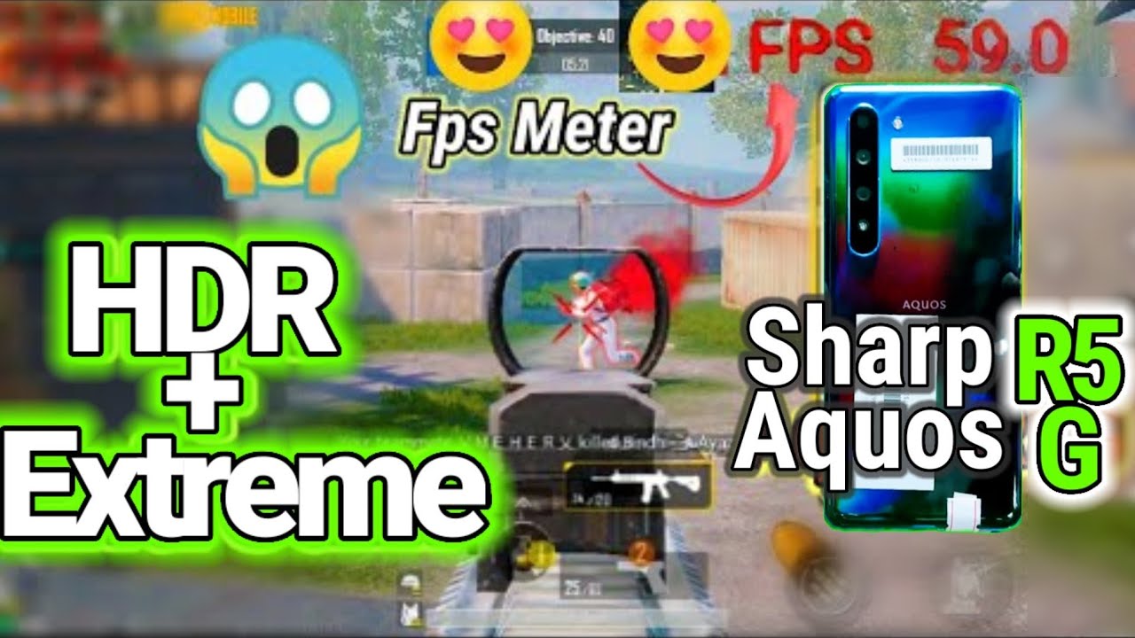 Sharp Aquos R5G Pubg Test | Aquos R5G Pubg Fps Test | Aquos R5G 90Fps Test | PUBG Mobile #aquosr5g