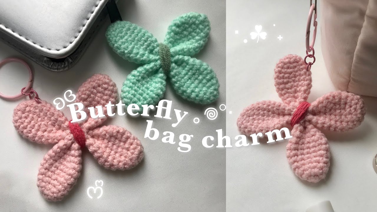 How to crochet butterfly ʚɞ | easy and cute