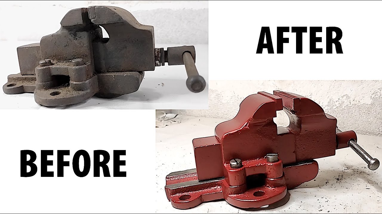 Broken Deadlocked Vise - Perfect Restoration #1
