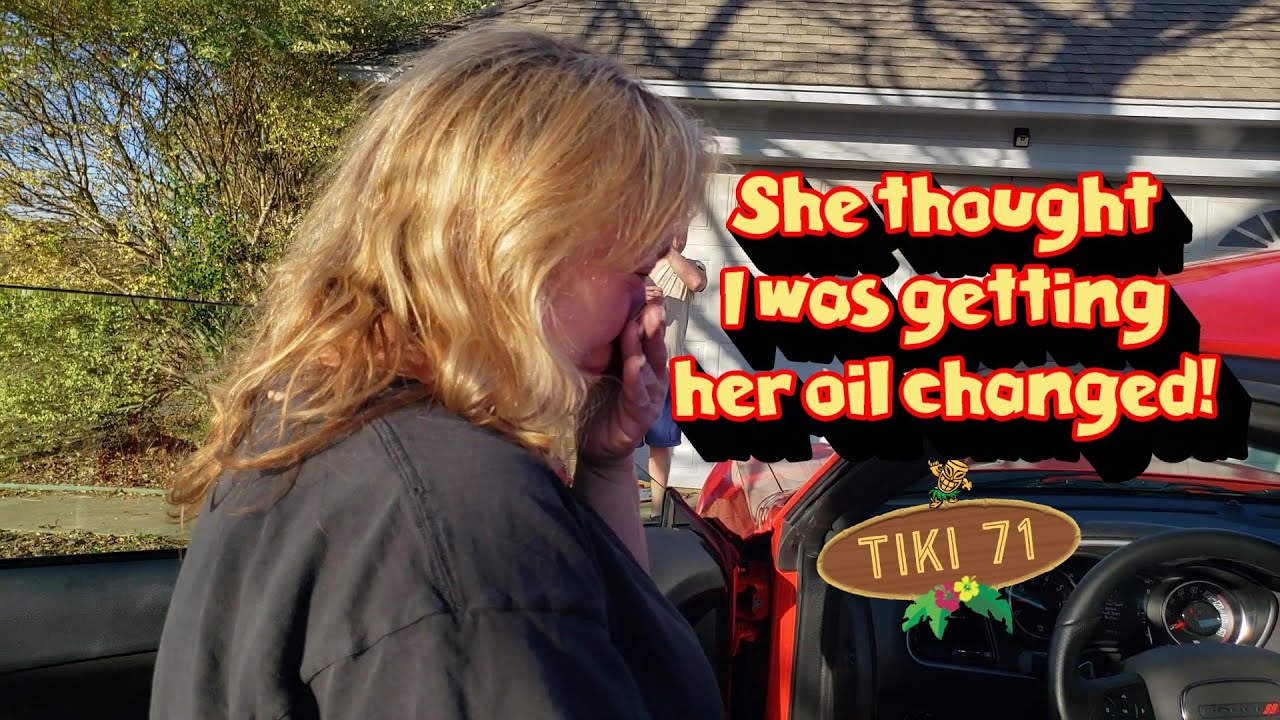 Man Surprises Wife with A Dodge Challenger for #Christmas! #Surprise