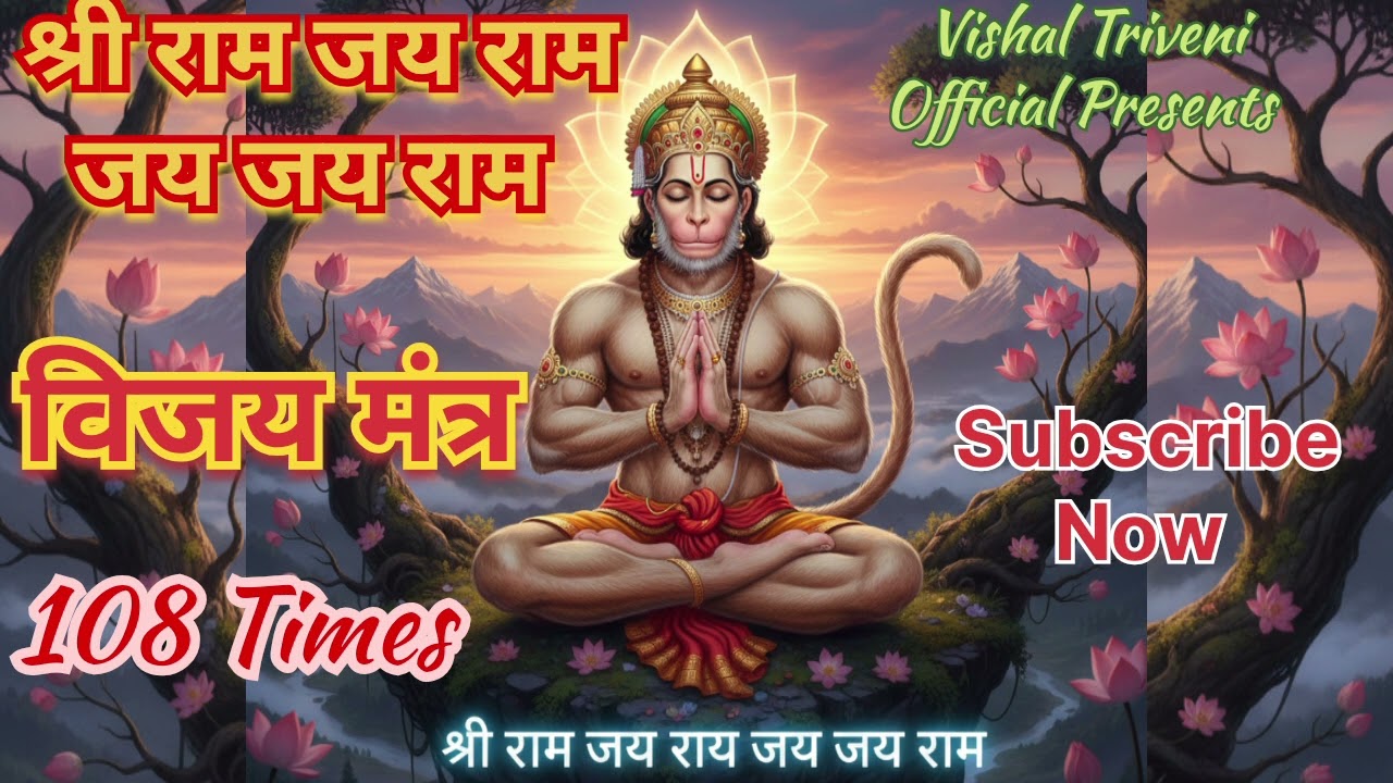 Shri Ram Jai Ram Jai Jai Ram #devotionalbhajan #song#Vishal Triveni #aarti #bhakti #bhajan
