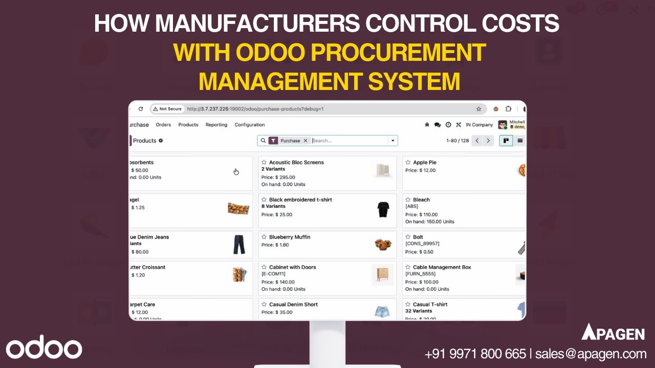 Odoo Procurement Management System: Automate Inventory, Vendors & Payments | Live Odoo Demo