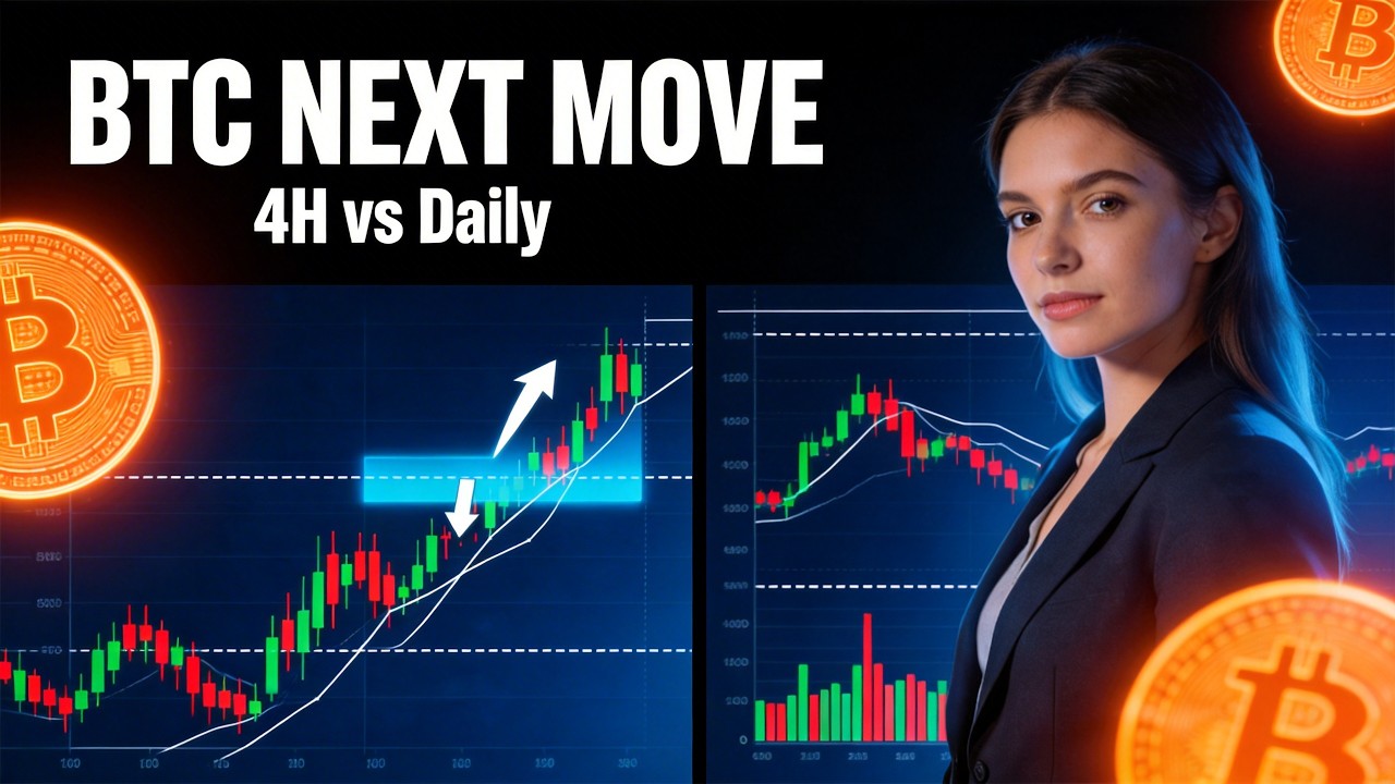 BTC 4H vs Daily Chart: The Key Levels That Decide the Next Move | Crypto Market Breakdown