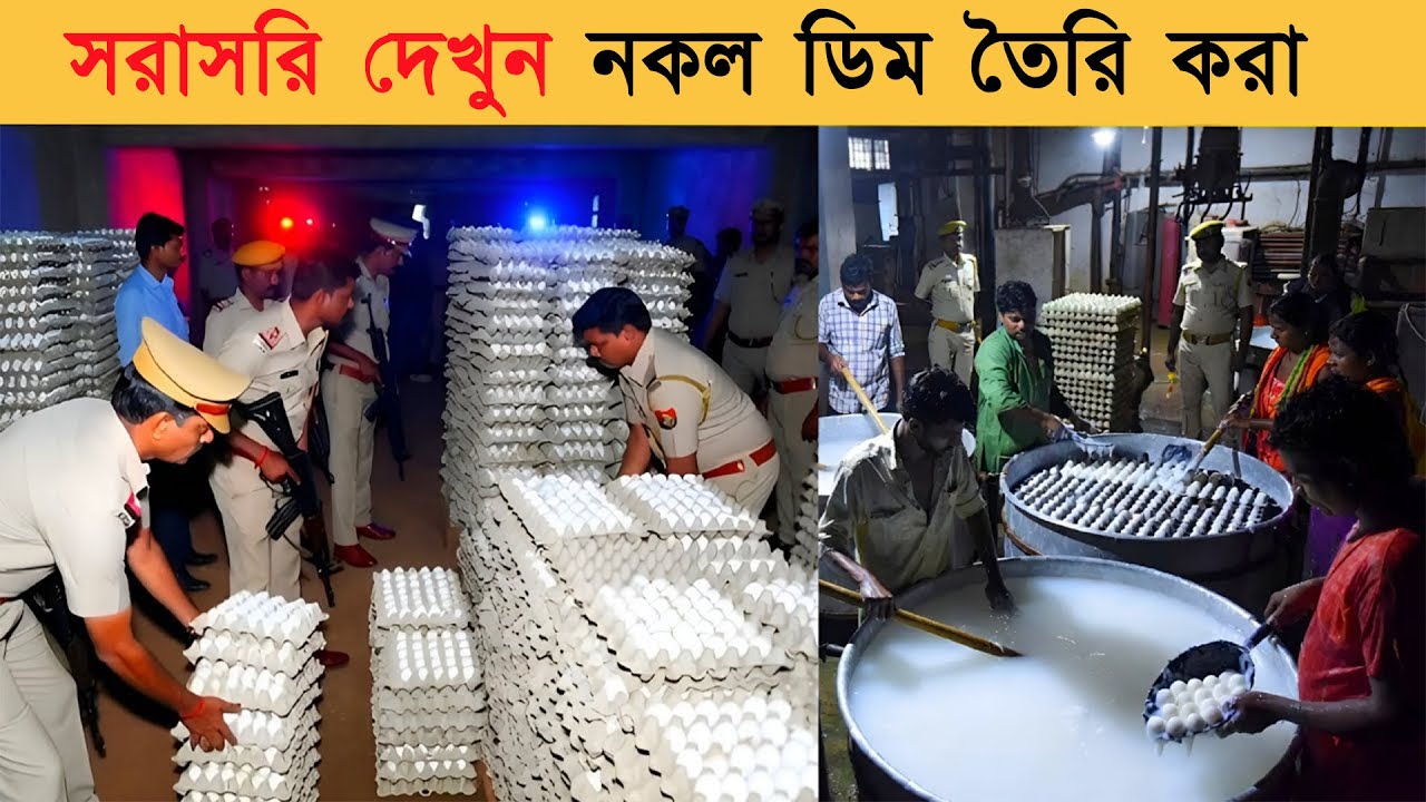 শীতের সিজনে বেশি দাম এর জন্য কিভাবে নকল ডিম তৈরি করছে | Shocking Fake Egg Making Process Exposed!