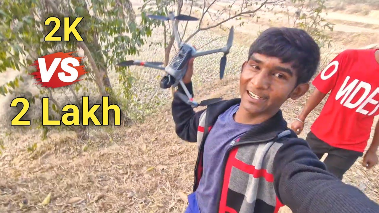 ₹2000 VS ₹200000 টাকার Drone 🔥 - Sasta VS Mehnge Drone | Chipest VS Costly Drone | Dji Drone 