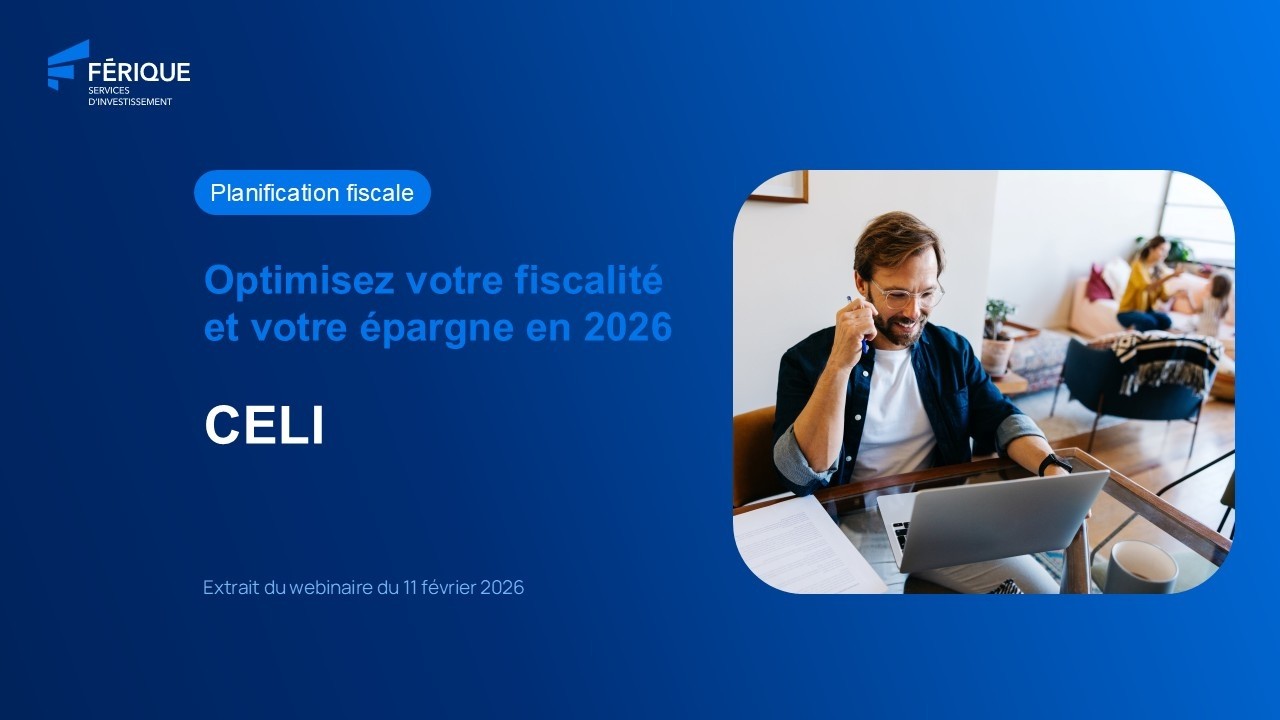 Optimisez votre fiscalité - CELI