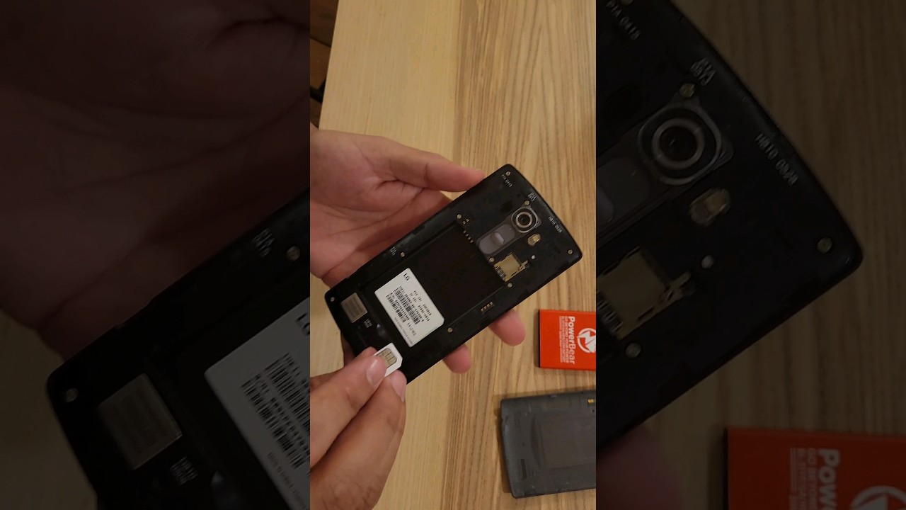 old lg sim card. how to insert