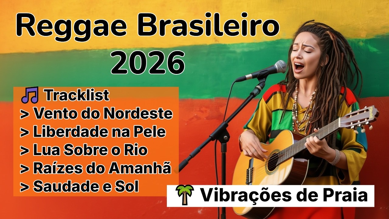 REGGAE BRASILEIRO QUE TOCA A ALMA 🌅 | Raízes, Amor e Vibração Positiva