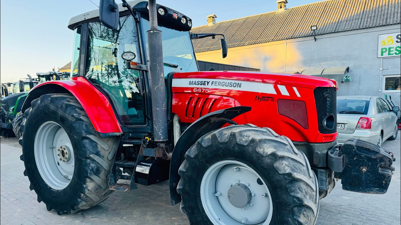 MASSEY FERGUSON 6475 DYNA-6, 145 KM 6 cyl SISU, miękka oś i kabina, prezentacja/review *PESTROL*