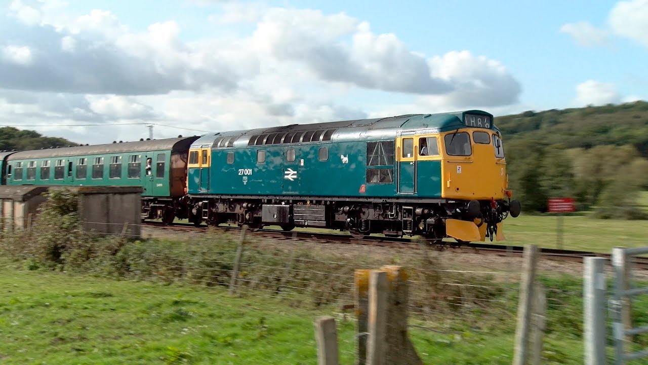 British Railways Type 2 Class 27 No. 27001 Visits the Spa Valley Railway