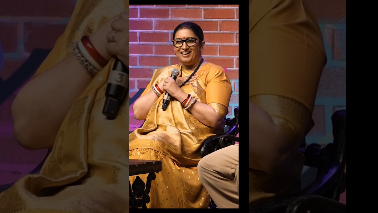 Smriti Irani On Stage #live #standupcomedy #smritiirani