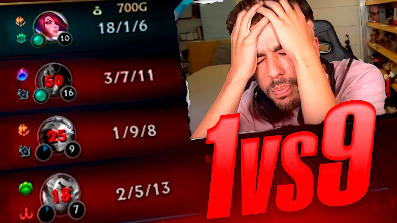 ¡NO TENGO EQUIPO, van TODOS NEGATIVO! 1vs9 con FIORA | Werlyb