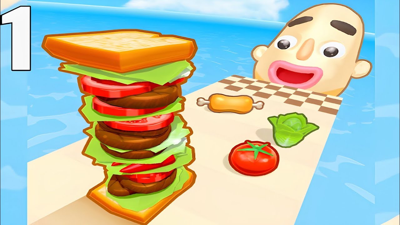 Sandwich Runner - Full Gameplay Walkthrough | All Levels