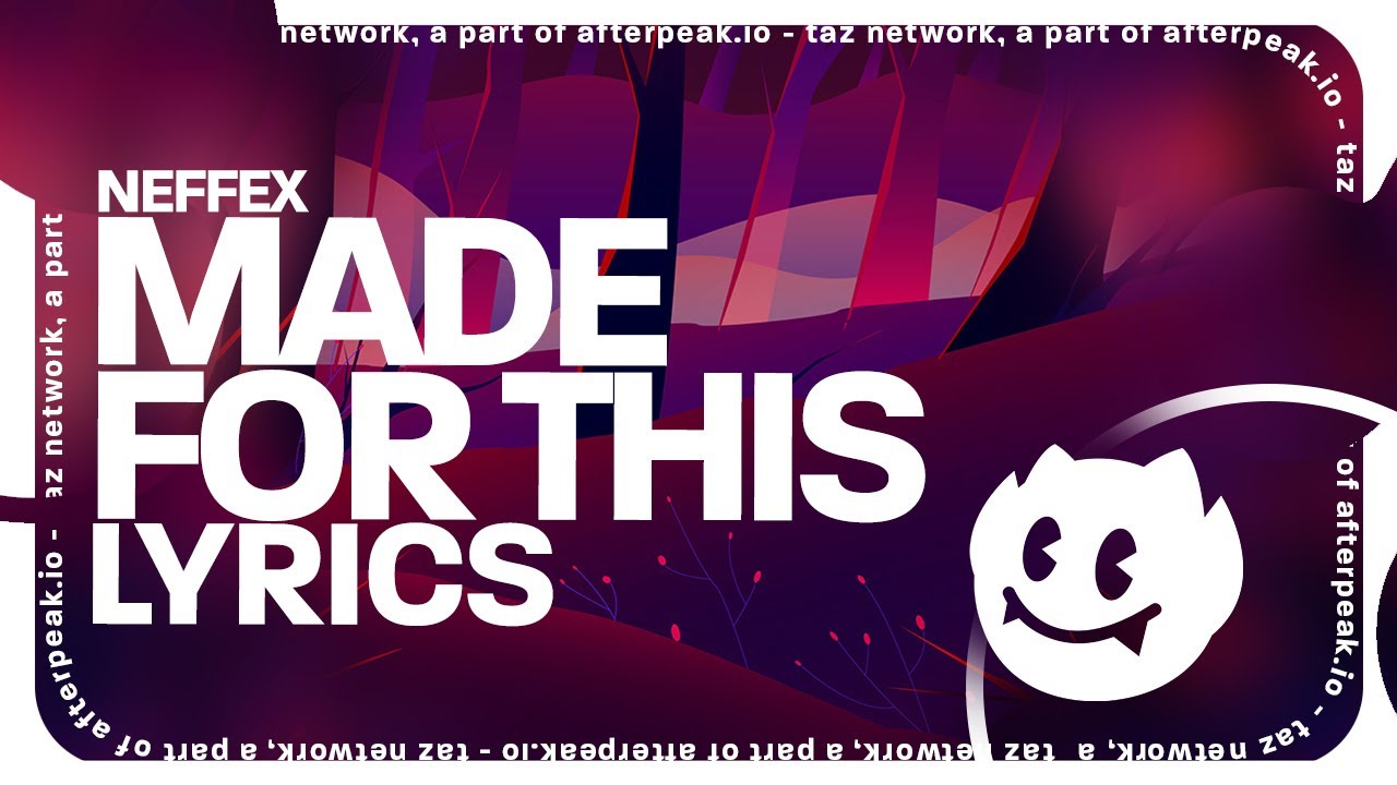 NEFFEX - Made For This (Lyrics)