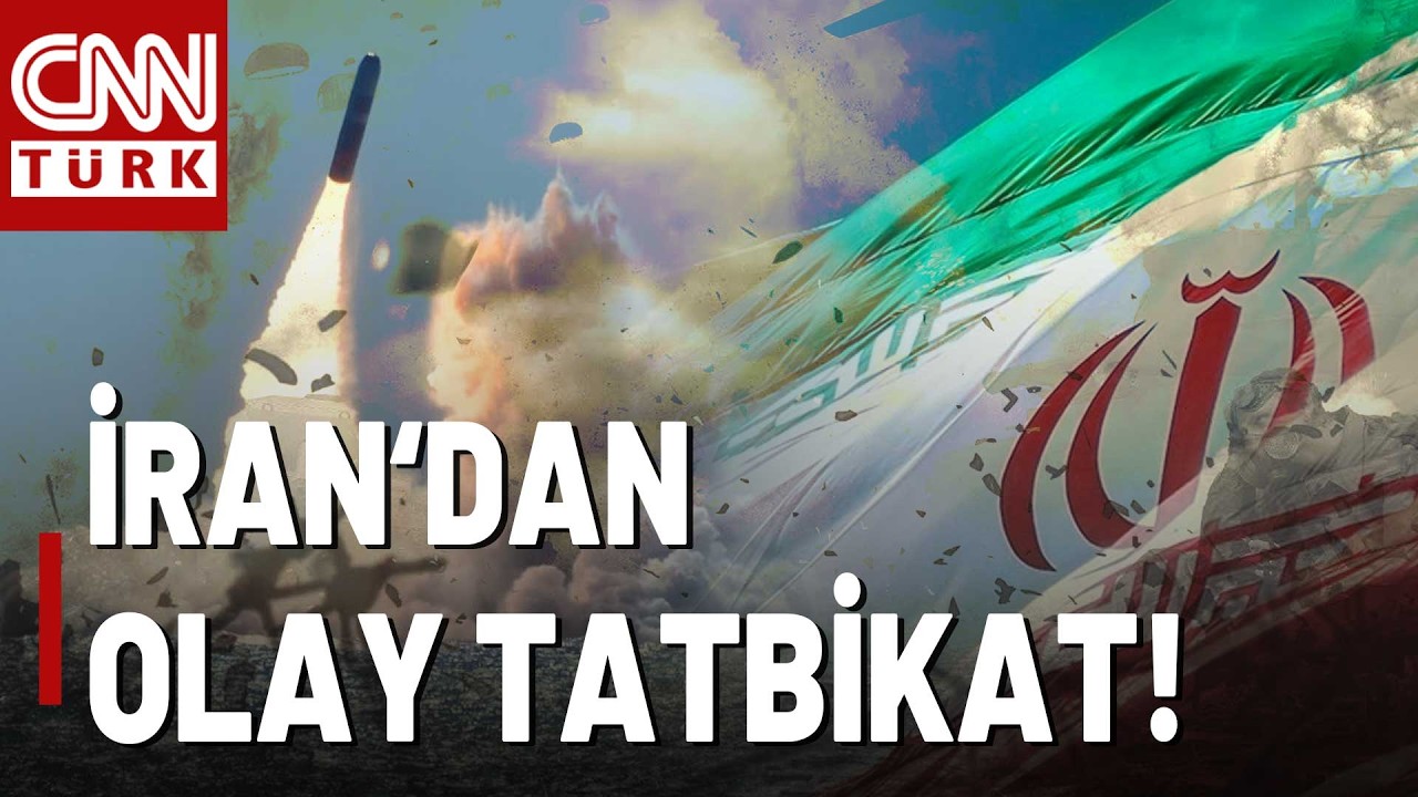 Dronlar Dizildi, Füzeler  Atıldı, Hedefler Vuruldu! İran'dan ABD'ye Gözdağı Gibi Tatbikat!
