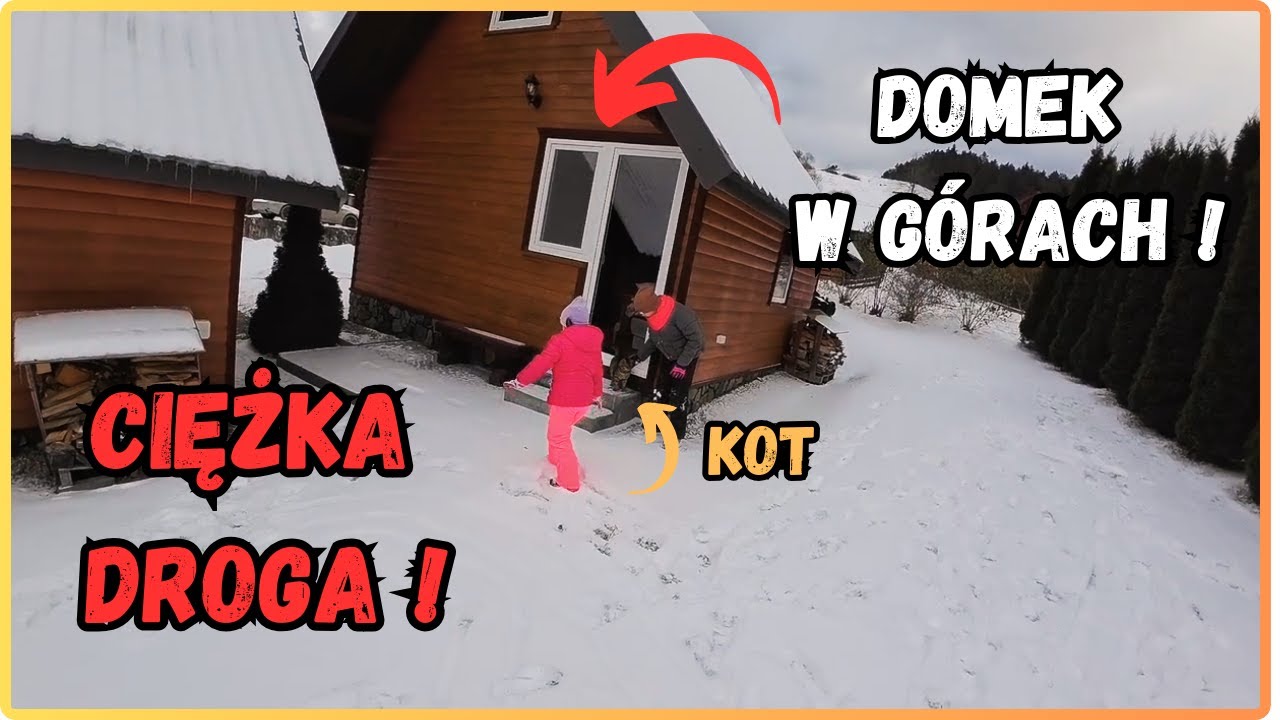 Pojechaliśmy na sylwestra w Góry. Wynajęliśmy domek w Beskidzie Sądeckim. Złapała nas śnieżyca !