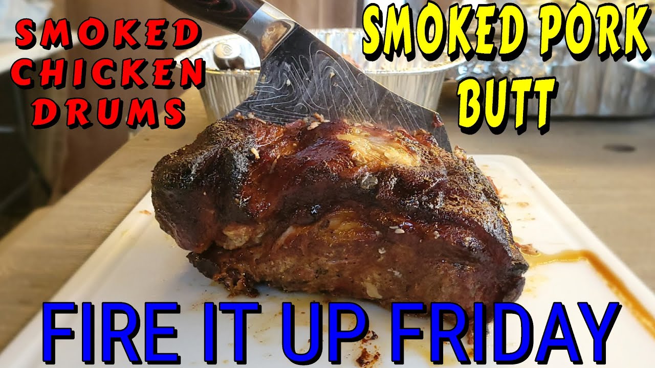 FEEDING 45 GUEST SMOKED PORK BUTTS & CHICKEN Big green egg, smoked meats, off-grid cooking, grilling