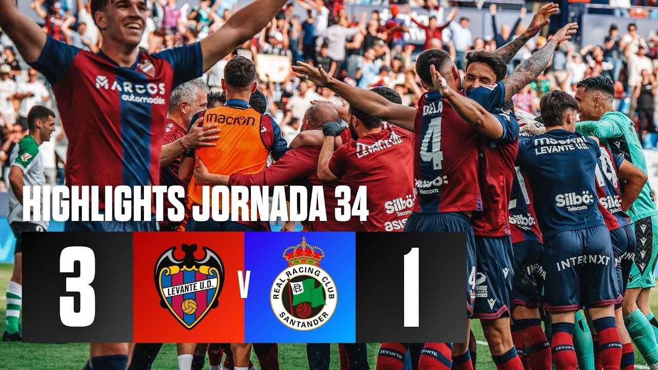 J34 HIGHLIGHTS | Levante UD 3-1 Real Racing Club