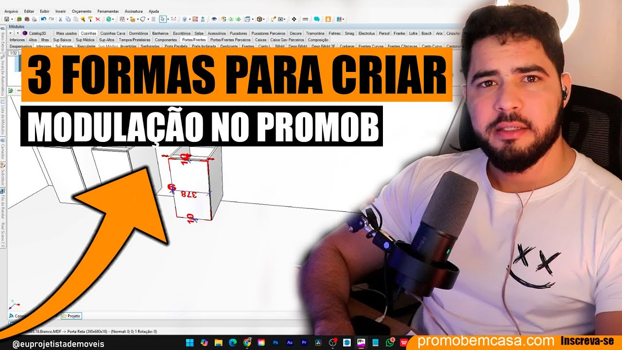 3 Maneiras de Criar Modulação no Promob – Tutorial Passo a Passo