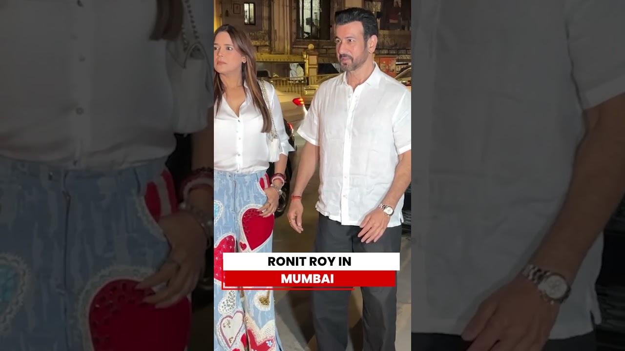 Ronit Roy & Wife Seen In Mumbai City, Visuals From Maharashtra Capital #ronitroy #bollywood