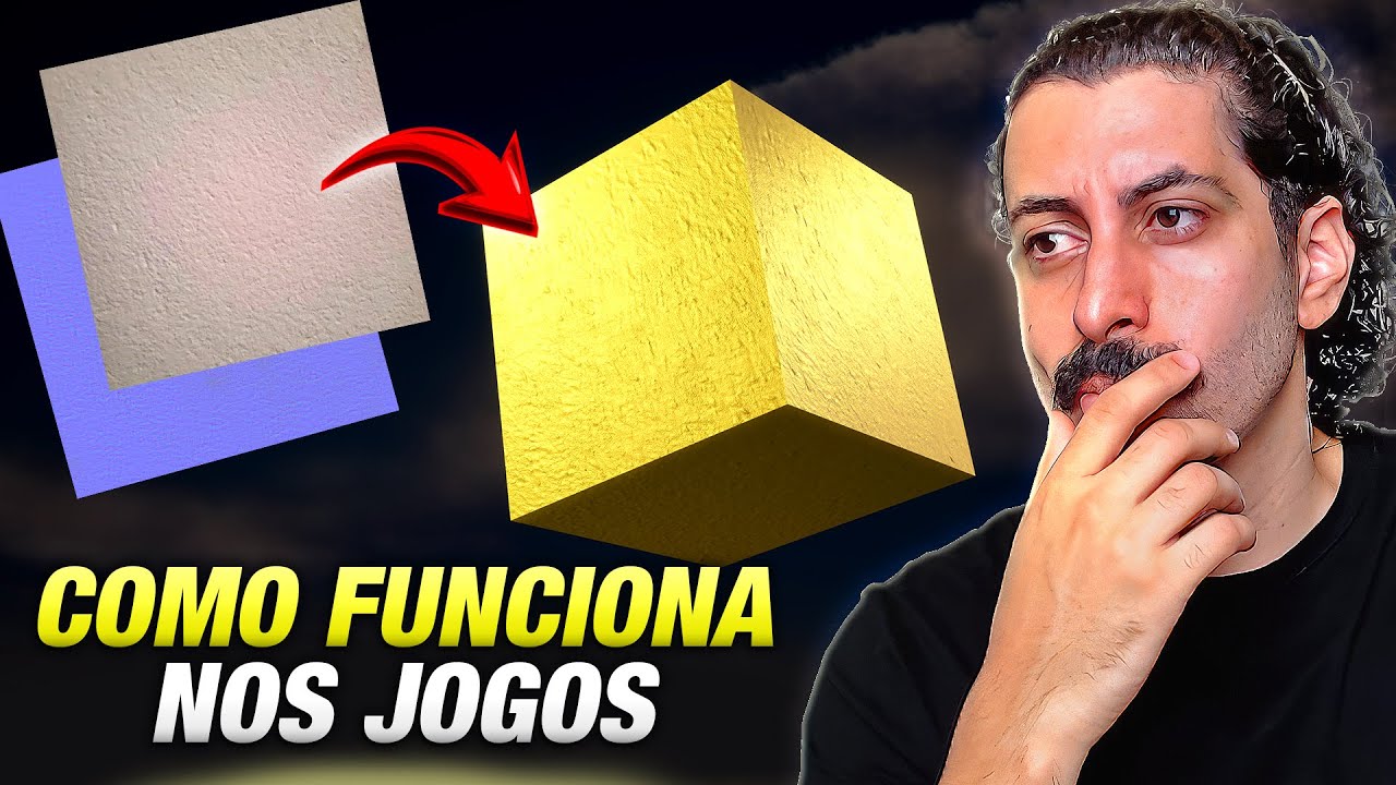 TEXTURAS nos jogos! Como funcionam - Exemplo na Unreal Engine 5