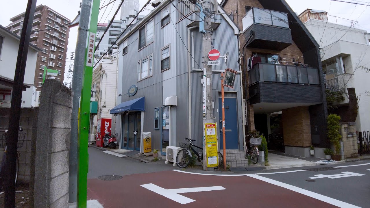 【4K Walk Japan】東中野 Walking around Higashinakano in Tokyo