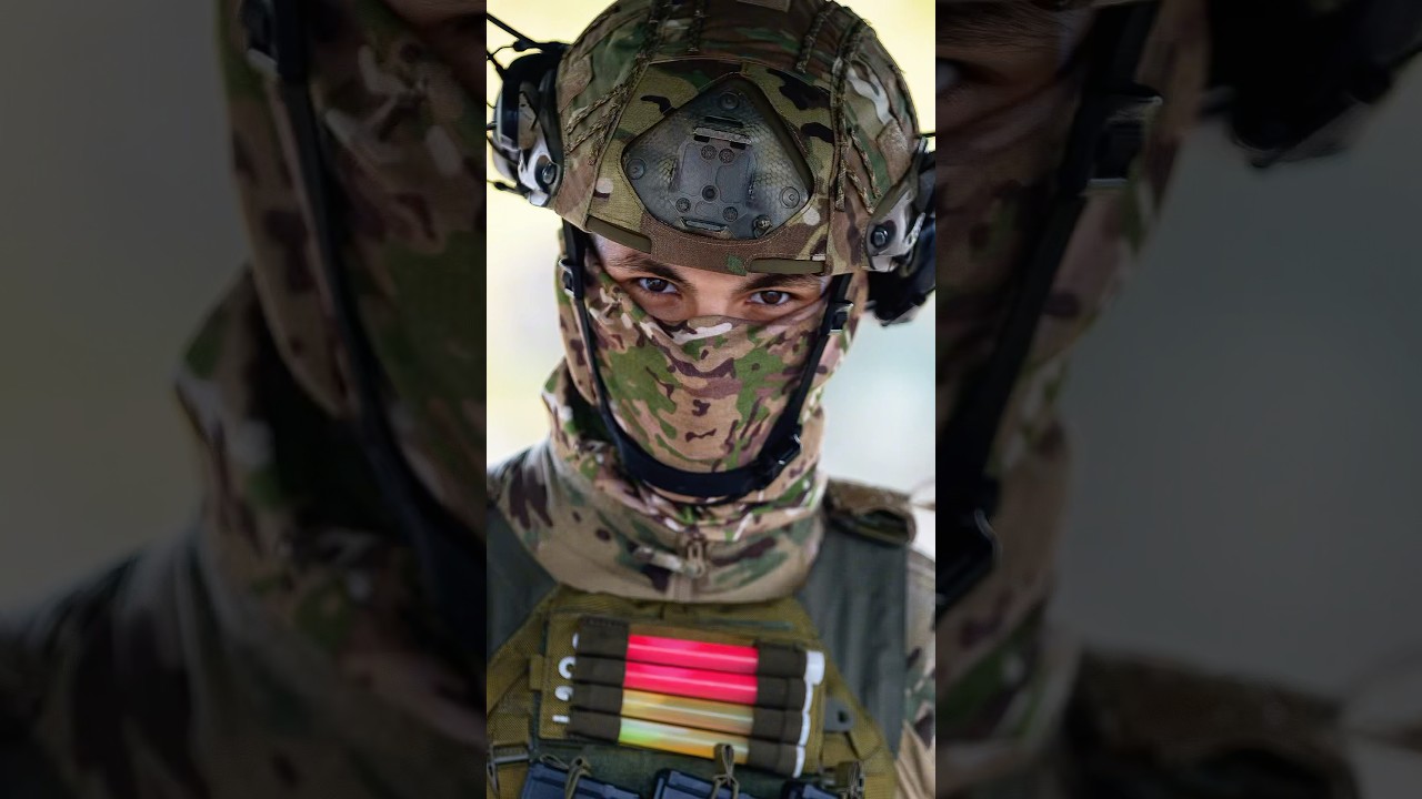 The soldier’s beautiful eyes…