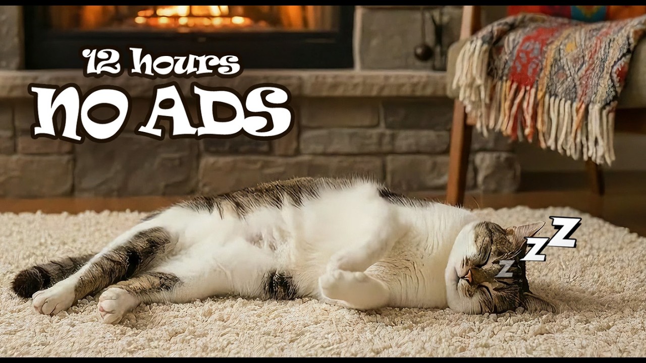 [NO ADS] 12 Hours Cat Music for Cats Home Alone 😺 Ease Separation Anxiety for Sensitive Cats