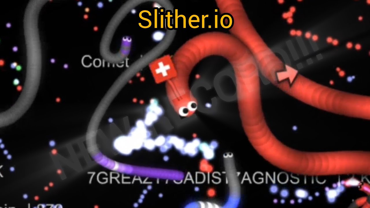 (MY NEW RECORD!) Slither.Io 87K in a normal server with teaming!