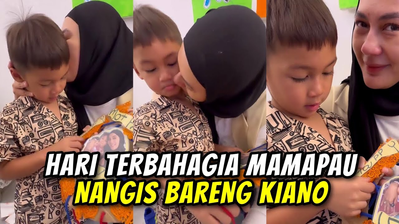 BERTEMU DI SEKOLAH..KIANO GA TAHAN IKUTAN NANGIS BARENG MAMAPAU