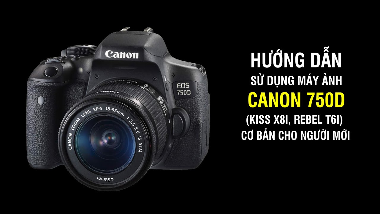 Hướng dẫn sử dụng máy ảnh Canon 750D cơ bản cho người mới