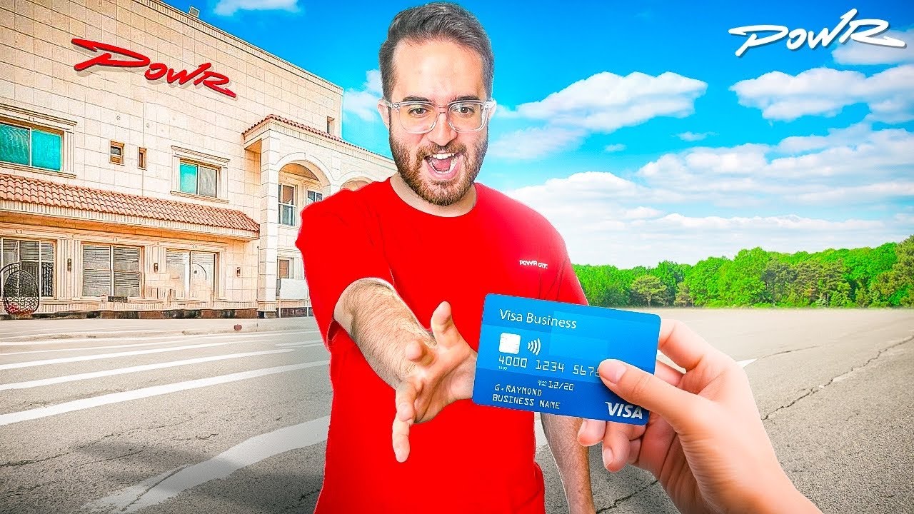 اعطيت بطاقة البنك للشباب يشترون الي يبون!