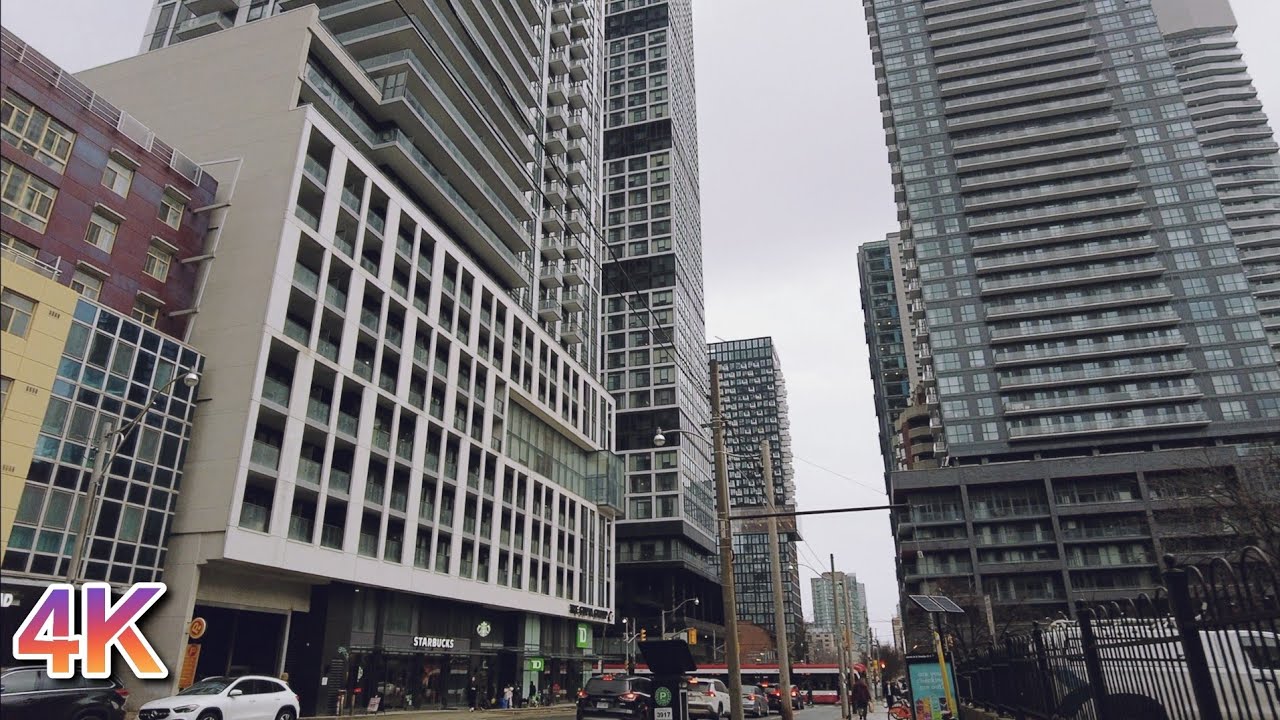 🇨🇦 [4K] Toronto Walk - Jarvis Street, Wellesley to Front