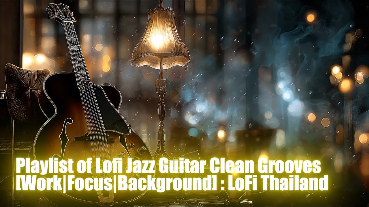 Playlist of Lofi Jazz Guitar Clean Grooves [Work|Focus|Background] : LoFi Thailand
