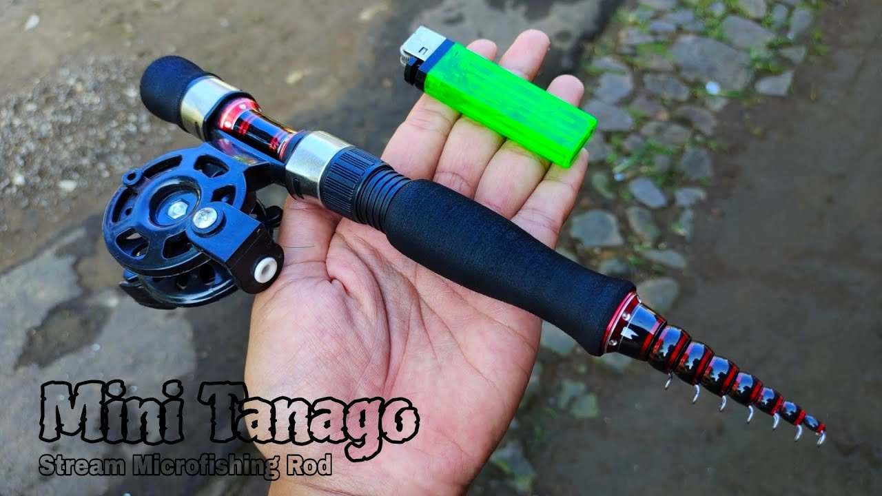 Membuat Joran Tegek Tanago Mini - Custom Joran & Memancing Ikan Channa Limbata