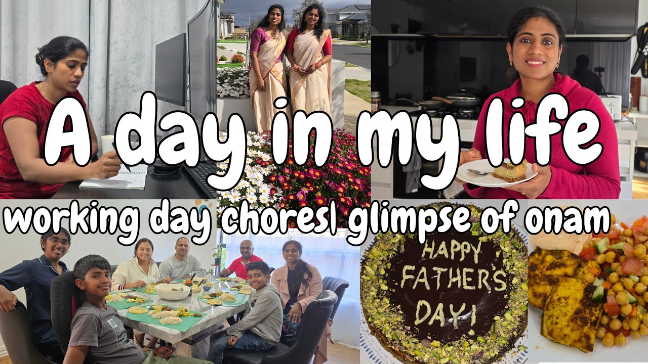 A calm working day in my life|healthy meal ideas|home cleaning tips for busy moms| glimpse of onam