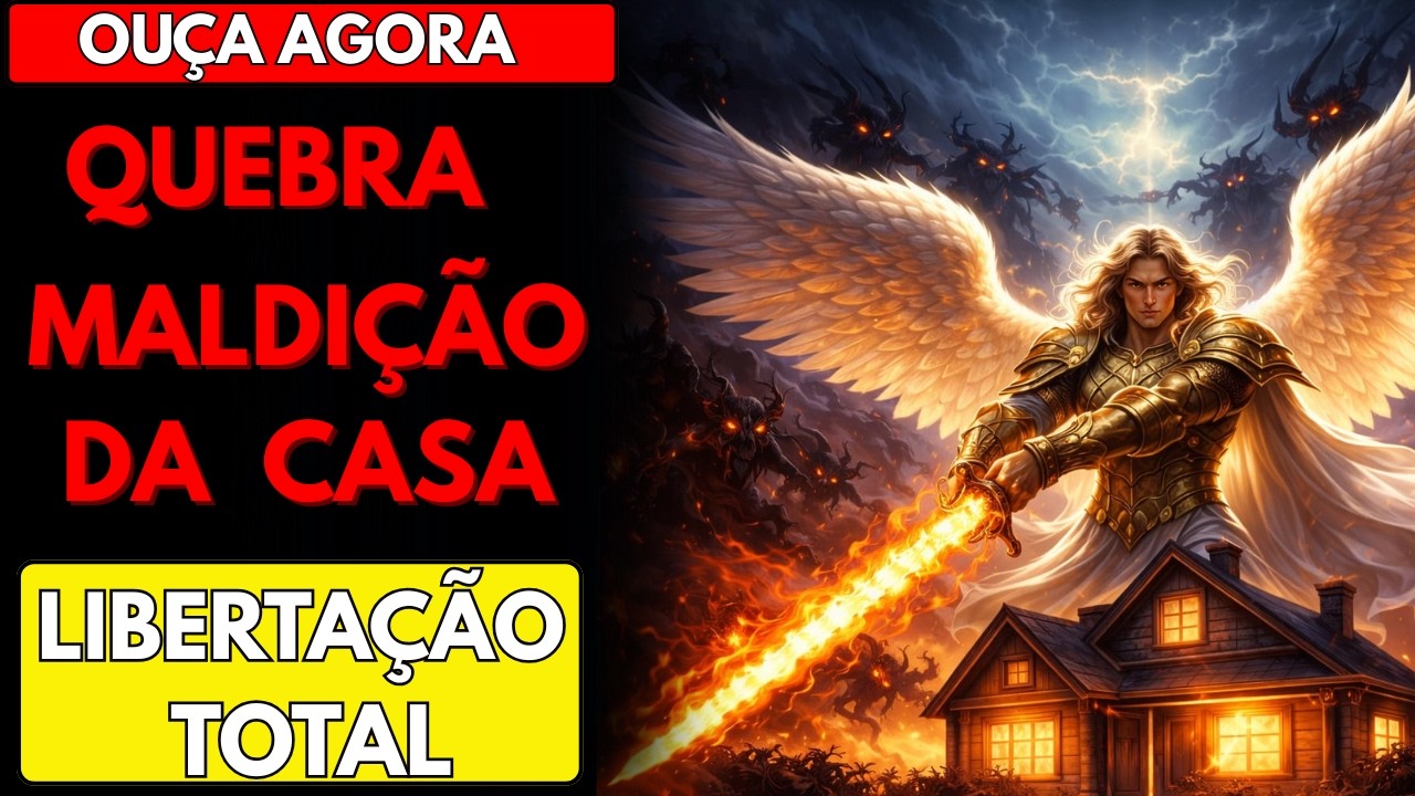 Oração Forte de Guerra: Quebra feitiçaria, Maldição no seu LAR, Inveja  - Libertação Total