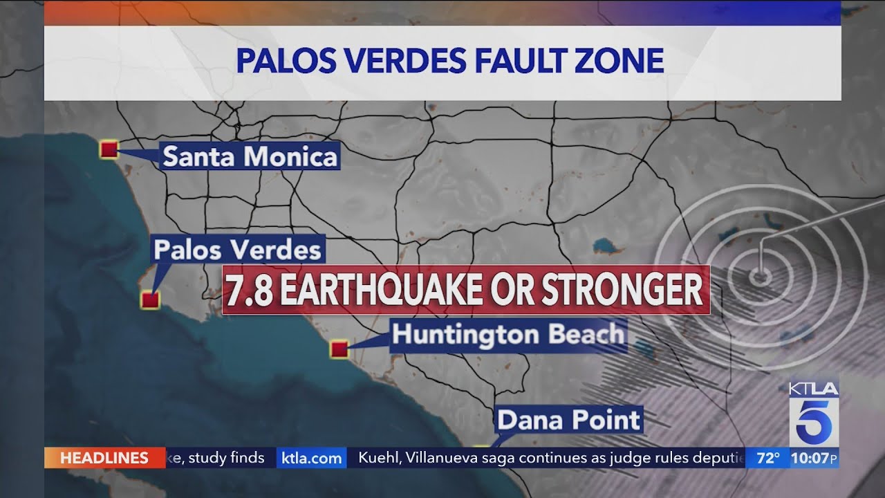 Palos Verdes Peninsula fault could produce 7.8 quake, study finds
