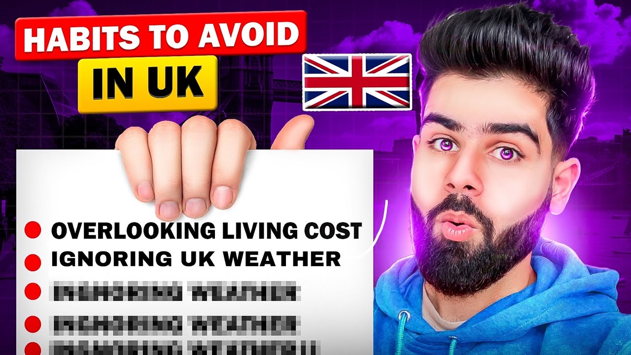 07 Habits to Avoid in UK🇬🇧 | Adapting Social Norms, Weather & Culture in UK |Student Life in UK 2024