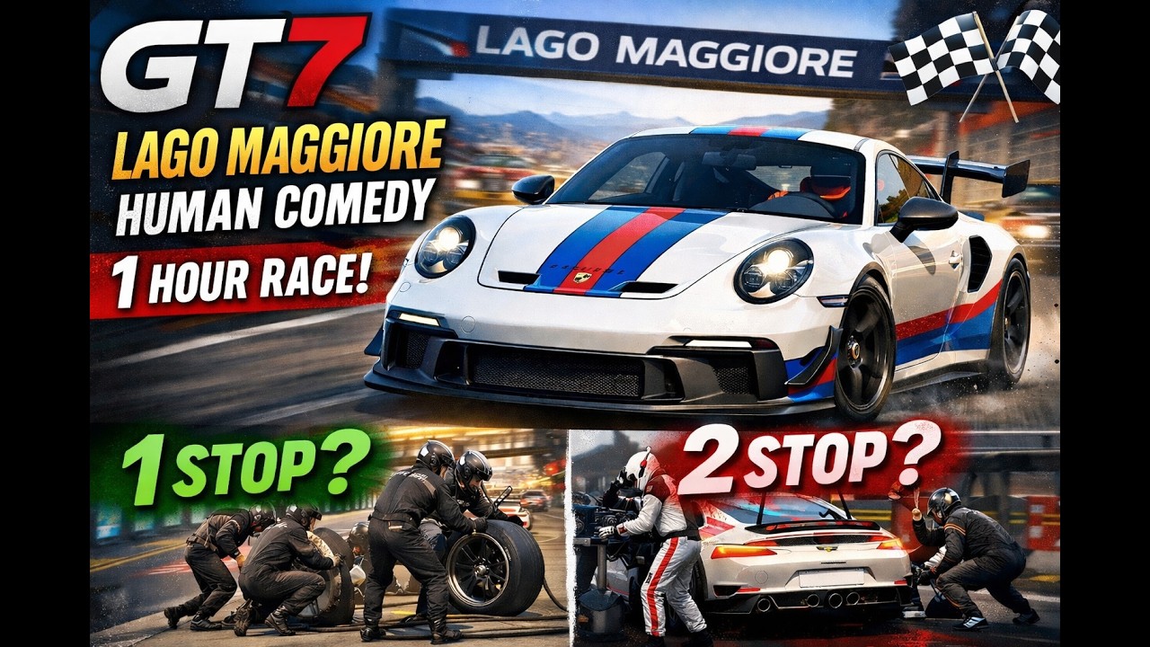 Human Comedy Lago Maggiorre New Porsche 911 992 R GT3 22 2 stops or 1
