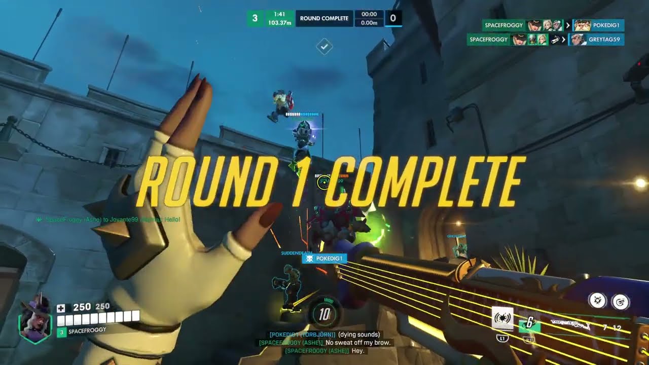 It’s been to long since I played competitive (Round 1 Comp: Played Vendetta and Ashe)