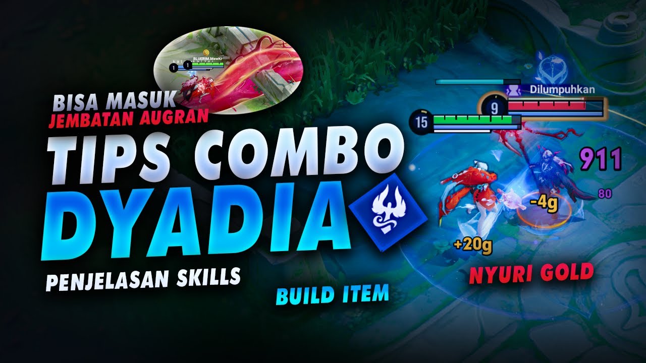 Hero Baru ini Bisa Nyuri Gold, Tips & Combo Dyadia Honor of Kings-Penjelasan Skill Dydia Shao Siyuan