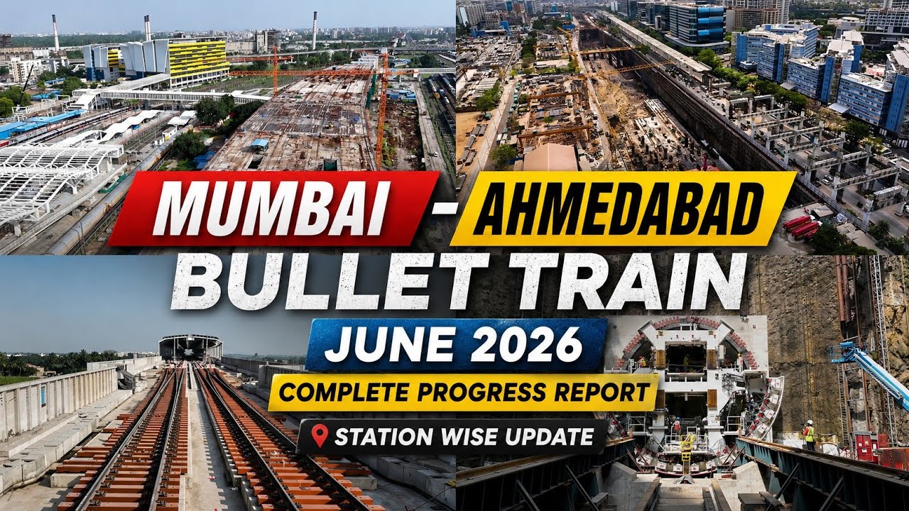 Ahmedabad&ndash;Mumbai Bullet Train Ground Report 2026 | India's Greatest Mega Project