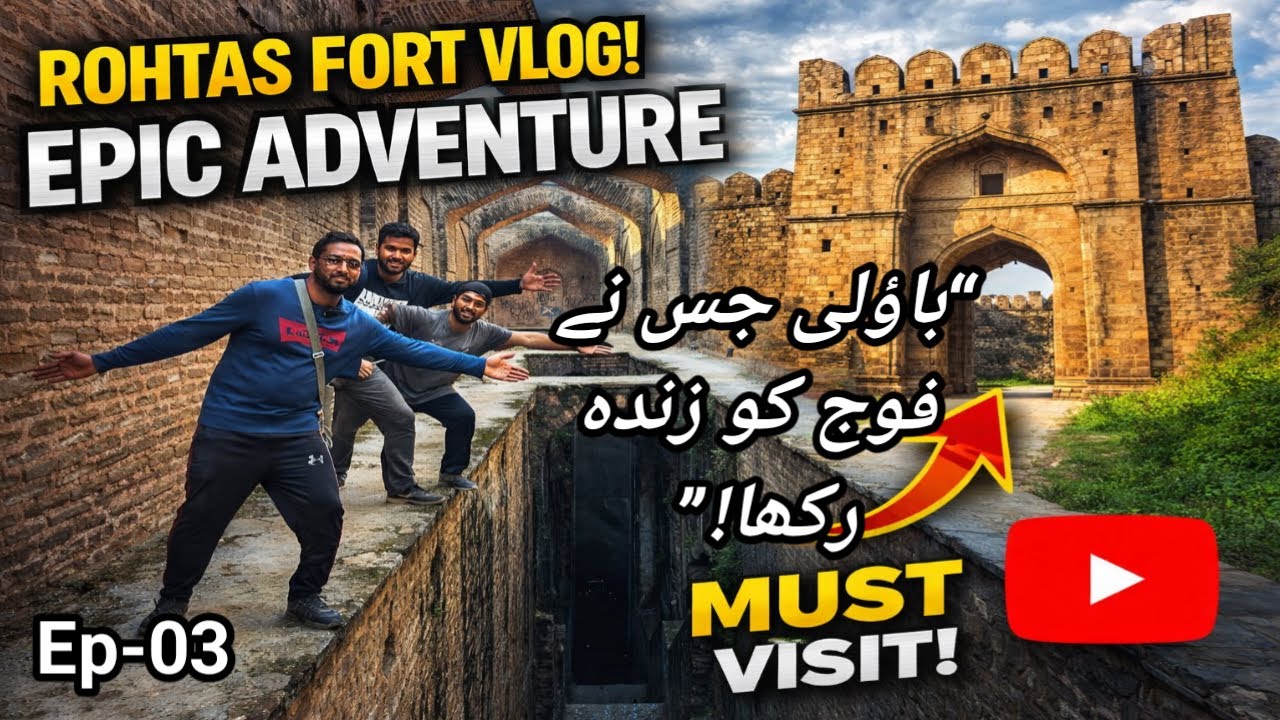 Inside Pakistan’s Forbidden Fortress — Rohtas Like You’ve Never Seen | EP 3 | In 4K