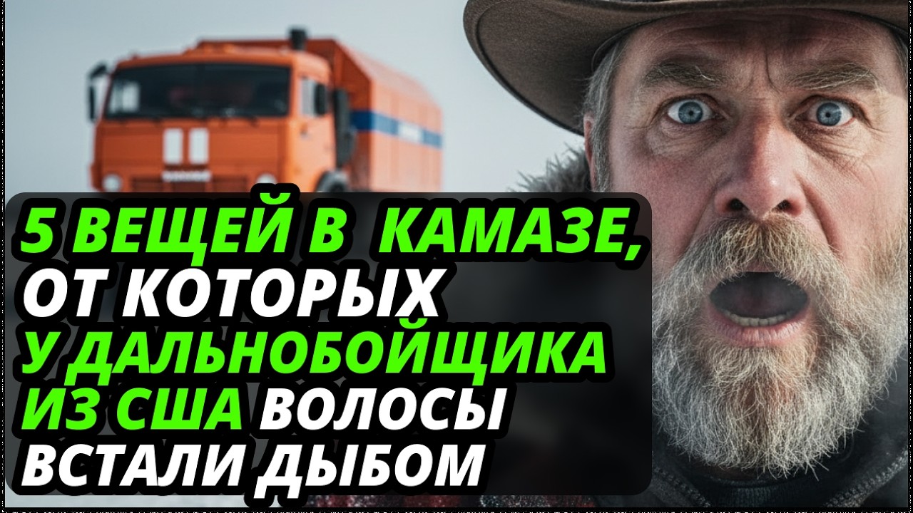 Техасец сел в КАМАЗ и ПОТЕРЯЛ ДАР РЕЧИ: «Мой хваленый трак — просто ИГРУШКА по сравнению с ЭТИМ...»