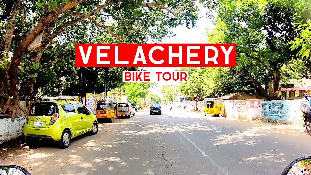 Driving in Velachery Main Road | Chennai | Bike Tour