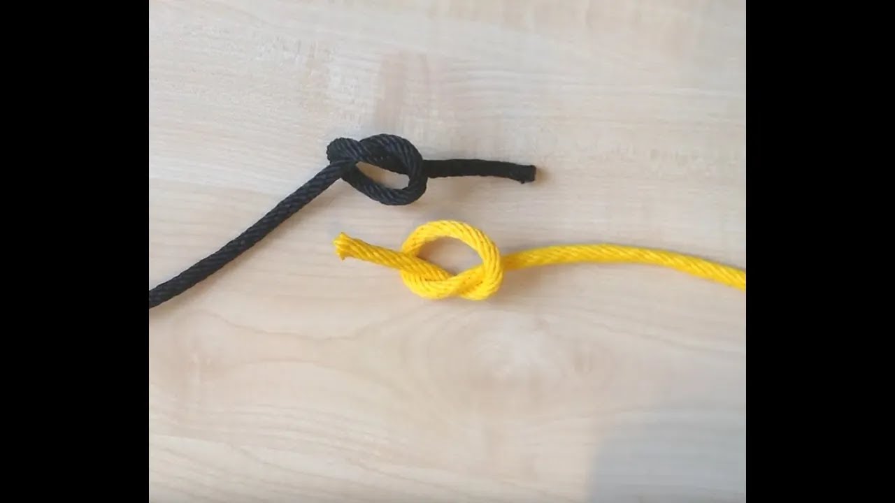 #02 – Ang clove hitch – Husto kaayo para sa paglig-on o pagdugtong sa duha ka susamang lubid