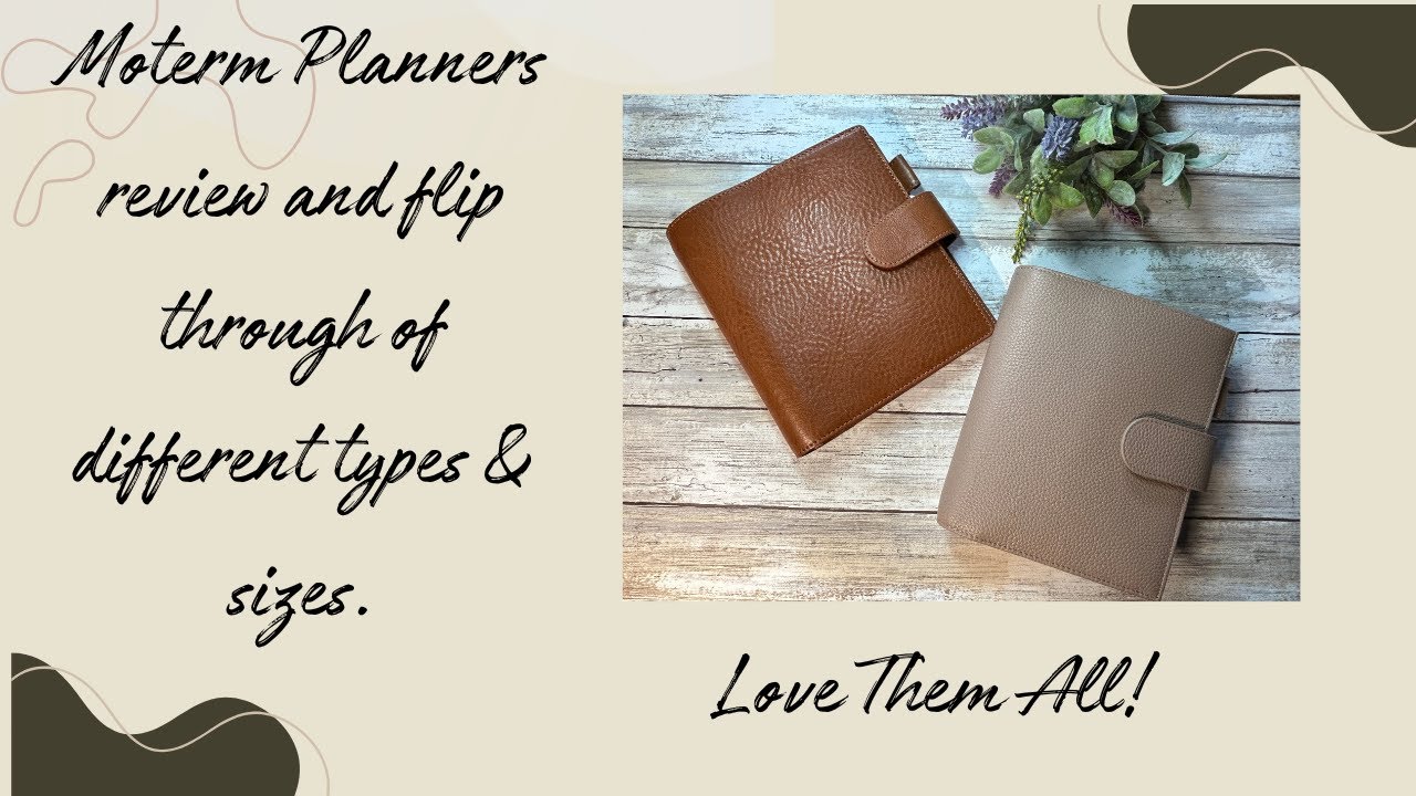 Moterm Planners review and flip through of different types & sizes, Love them all!