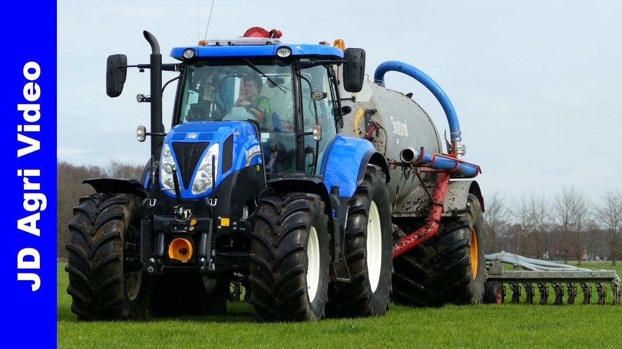 2020 | New Holland T7.185 + Slootsmid | Mest injecteren | Slurry injection | R Lankman Nunspeet